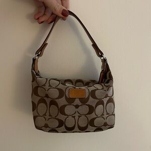 Vintage mini coach monogram bag